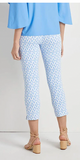 Lucia Pant in Ikat Diamond Periwinkle