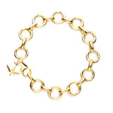Nantucket Basket Bracelet Charm in 14kt Gold