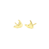 Island Stud Earrings in Gold