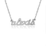 Gold Mini Nameplate Necklace