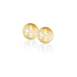 Block Monogram Post Earrings