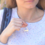 Large Ring Around Nantucket Necklace in Sterling Silver by Skar Jewelry