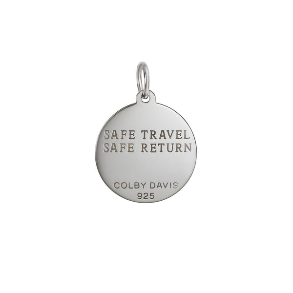 Medium Colby Davis St. Christopher Charm in French Blue