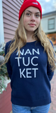 Stacked Nantucket Sweater in Navy