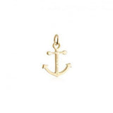 Nantucket Anchor Coordinates Bracelet Charm in Gold Vermeil