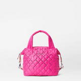 MZ Wallace Small Sutton Deluxe in Bright Fuchsia with Sequins