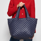 MZ Wallace Medium Metro Deluxe Tote in Dawn Blue (Navy)