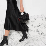 MZ Wallace XXSmall (micro) Sutton Deluxe in Black Lacquer