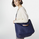 MZ Wallace Large Metro Tote Deluxe in Navy Dawn