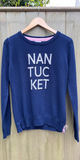 Stacked Nantucket Sweater in Navy