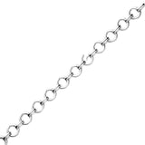 Sterling Silver Link Charm Bracelet