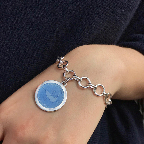 Nantucket Travel Charm Bracelet with Medium Charm