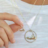 Large Ring Around Nantucket Necklace in Sterling Silver by Skar Jewelry