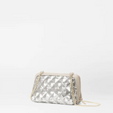MZ Wallace Small Emily Crossbody in Ice Sequin