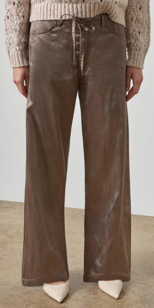 Slub Woven Pant in Shiitake