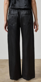 Slub Woven Pant in Black