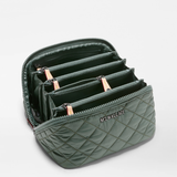 MZ Wallace Metro Accordion Cosmetic in Juniper