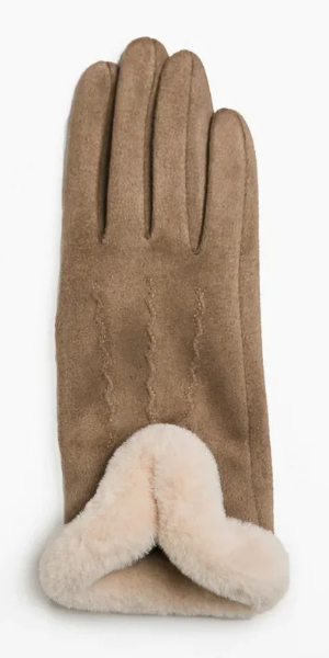 Margie Gloves in Taupe