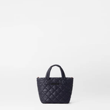 MZ Wallace Petite Metro Tote Deluxe in Black
