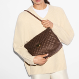 MZ Wallace Mini Crosby Lock Shoulder in Walnut