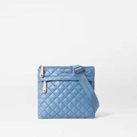 MZ Wallace Metro Flat Crossbody in Cornflower