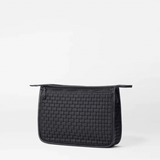 MZ Wallace Woven Clutch in Black