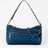 MZ Wallace Crosby Shoulder in Midnight Liquid