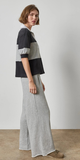 Oversized Elbow Sleeve Rugby in Black
