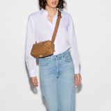 MZ Wallace Metro East West Crossbody in Cognac