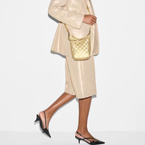 MZ Wallace Crosby Go in Light Gold Pearl Metallic