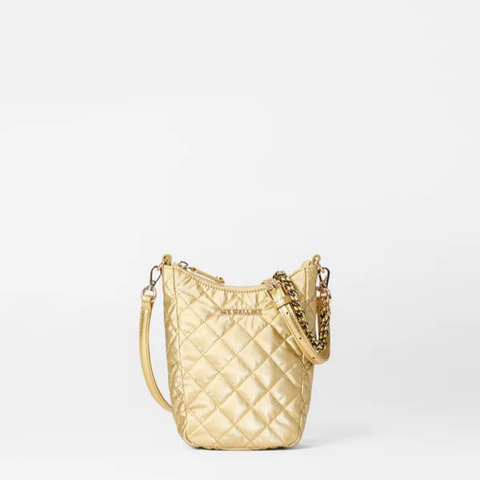 MZ Wallace Crosby Go in Light Gold Pearl Metallic