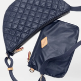 MZ Wallace Small Metro Smile Bag in Navy Dawn