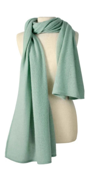 Cashmere Travel Wrap in Thyme