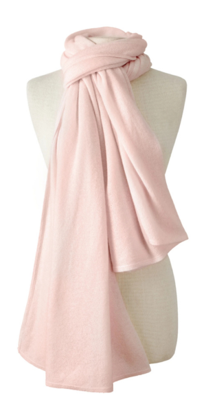 Cashmere Travel Wrap in Rose Quartz