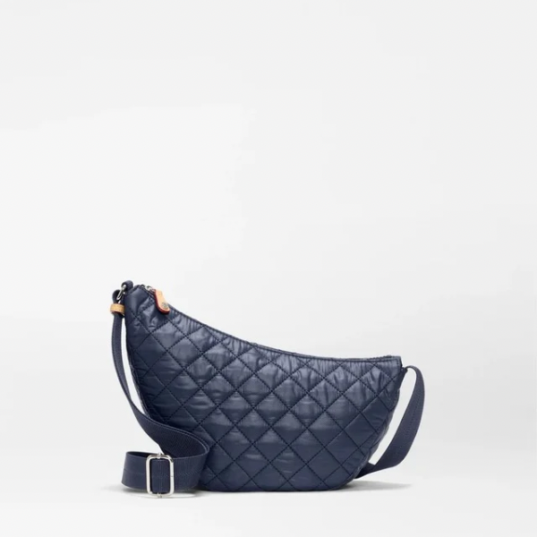 MZ Wallace Small Metro Smile Bag in Navy Dawn