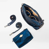 MZ Wallace Crosby Shoulder in Midnight Liquid