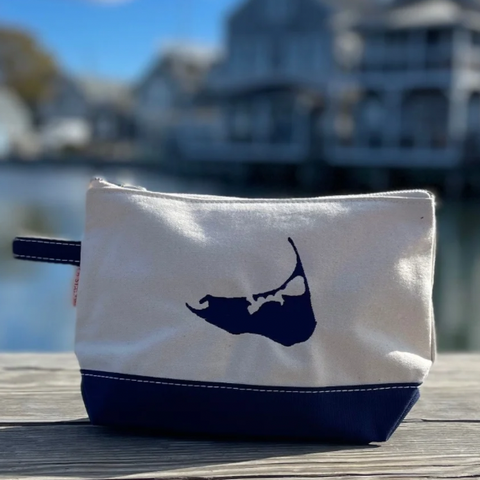 Nantucket Make Up Bag in Navy