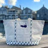 Nantucket Block Print Tote Large