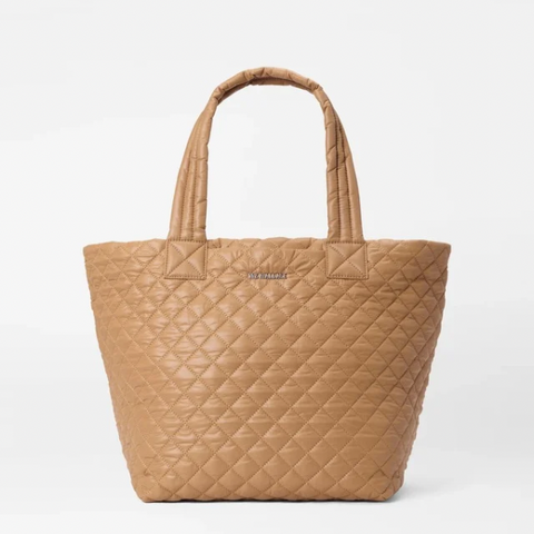 MZ Wallace Medium Metro Deluxe Tote in Caramel