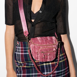 MZ Wallace Micro Crosby Sling in Petal Velvet