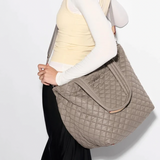 MZ Wallace Medium Metro Deluxe Tote in Morning Dove
