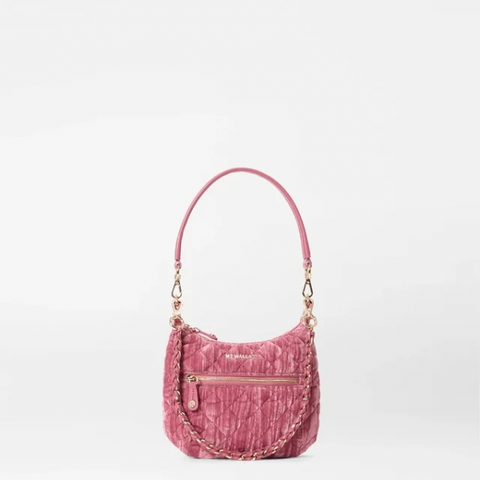 MZ Wallace Mini Crosby Sienna in Petal Velvet