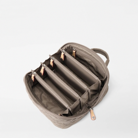 MZ Wallace Metro Accordion Cosmetic in Morning Dove