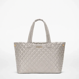 MZ Wallace Medium Metro City Tote in Sable Pearl Metallic