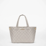 MZ Wallace Small Metro City Tote in Sable Pearl Metallic