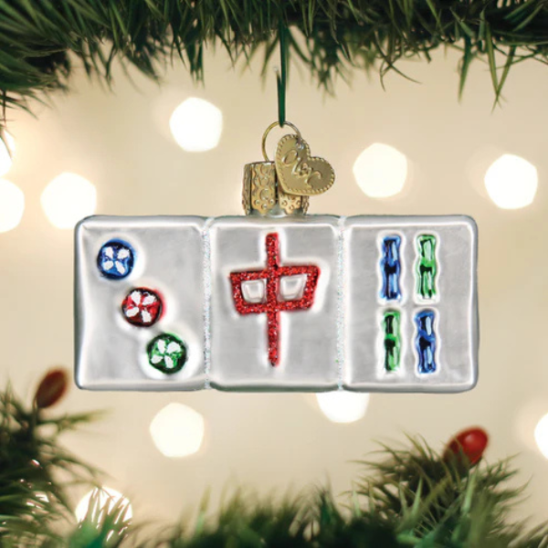 Mahjong Tole Ornament