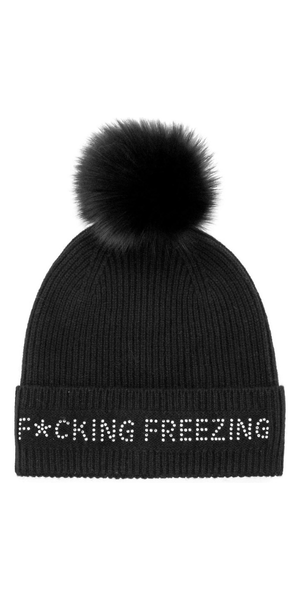 F@cking Freezing Hat in Black