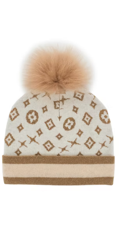 GG Hat with Lurex in Gold