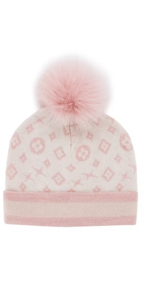 GG Hat with Lurex in Pink