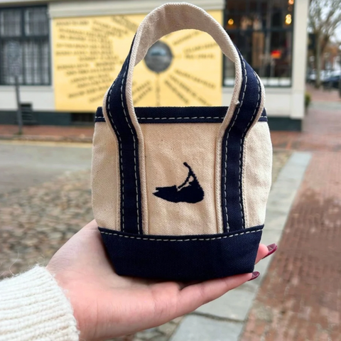 Mini Nantucket Tote In Navy